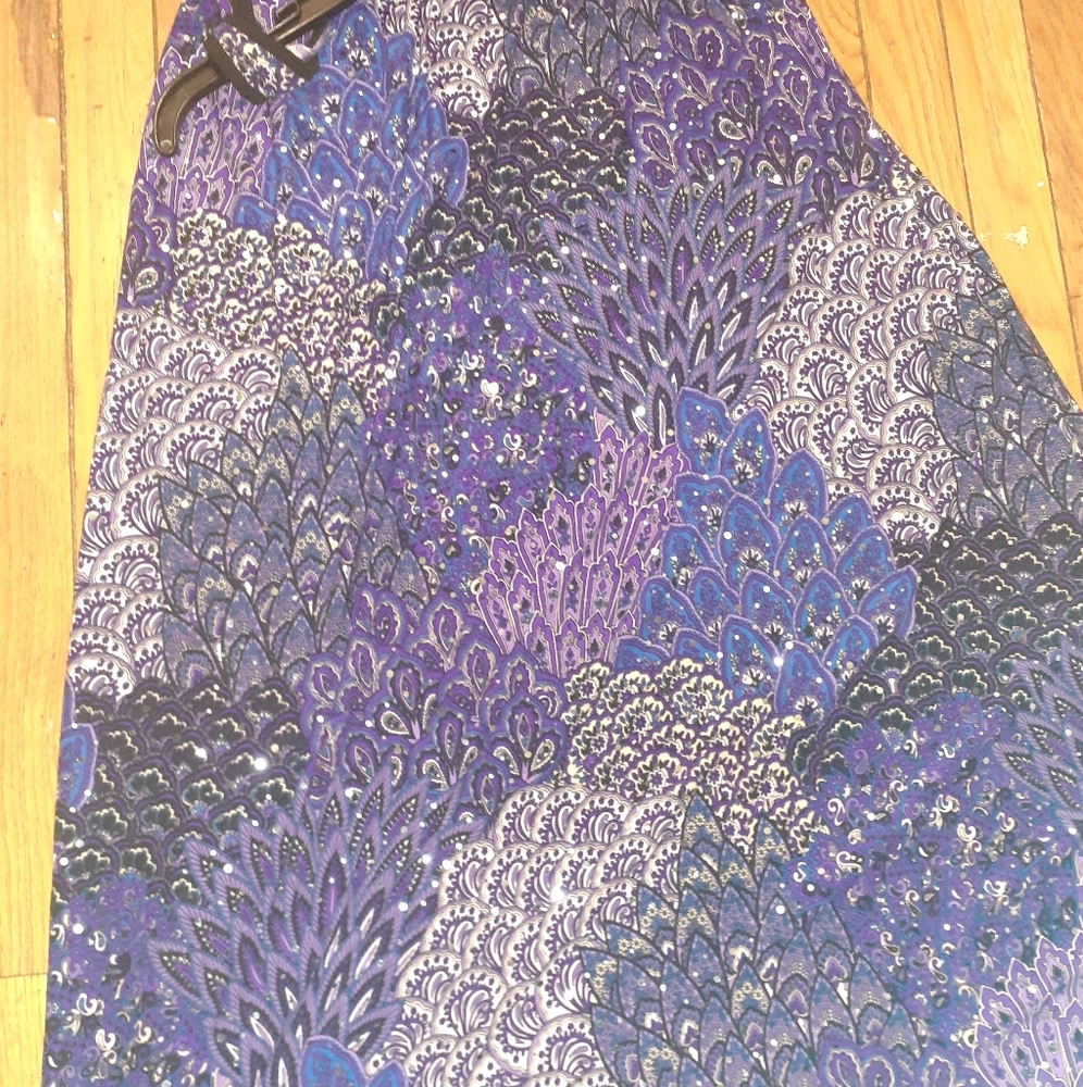 Dream Dance "line art" medium maxi dress